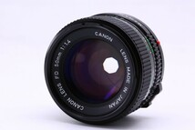 【整備済み・超美品】Canon AE-1 PROGRAM NEW FD 50mm F1.4 ボディ レンズセット キヤノン #11686_画像8