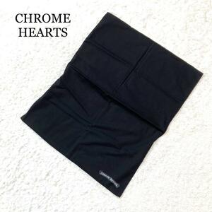 【未使用級】CHROME HEARTS クッションカバー スクロールロゴ 黒