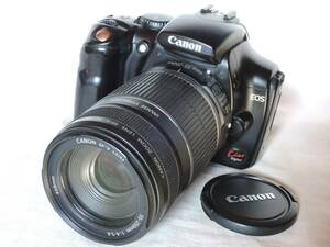 キヤノン／Canon EOS Kiss Digital＋EF-S 55-250mm f4-5.6 レンズキャップ付