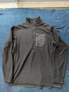 patagonia(パタゴニア) /M's R1 Air Zip Neck メンズ・R1エア・ジップネック/Lサイズ/ブラック