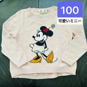 ユニクロ　子供服　ミニー　ディズニー　ピンク　トップス　100cm キッズ