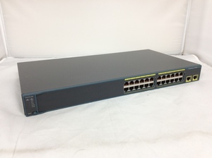 初期化済み CISCO/シスコ Catalyst 2960 series WS-C2960-24TT-L 搭載OS Version 12.2(25)SEE2