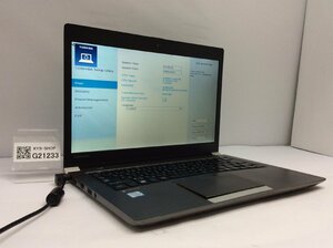 ジャンク/ TOSHIBA dynabook R63/H PR63HTA4347AD11 Intel Core i5-8250U メモリ8.19GB SSD128.03GB 【G21233】