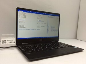 ジャンク/ NEC PC-VKT13HZG4 Intel Core i5-8200Y メモリ8 GiB SSD128GB 【G21239】