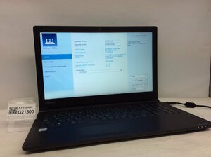 ジャンク/ TOSHIBA dynabook B65/M PB65MTB41N7AD11 Intel Core i5-8250U メモリ8.19GB HDD500.1GB 【G21300】