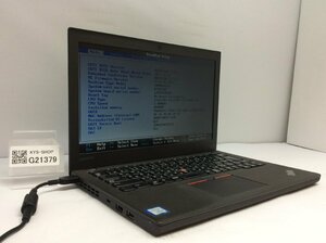 ジャンク/ LENOVO 20HMA1G5JP ThinkPad X270 Intel Core i3-7100U メモリ4.1GB NVME256.06GB 【G21379】