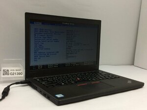 ジャンク/ LENOVO 20HMA1G5JP ThinkPad X270 Intel Core i3-7100U メモリ4.1GB NVME256.06GB 【G21390】