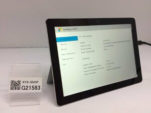 ジャンク/ Microsoft Surface Go Intel Pentium 4415Y メモリ8.19GB NVME128.03GB 【G21583】