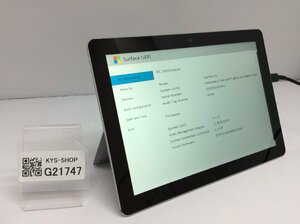 ジャンク/ Microsoft Surface Go Intel Pentium 4415Y メモリ8.19GB NVME128.03GB 【G21747】