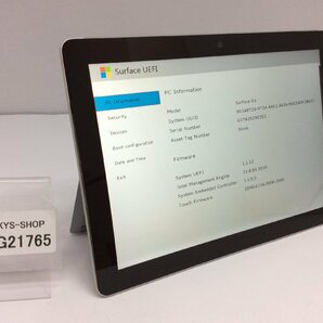 ジャンク/ Microsoft Surface Go Intel Pentium 4415Y メモリ8.19GB NVME128.03GB 【G21765】の画像1