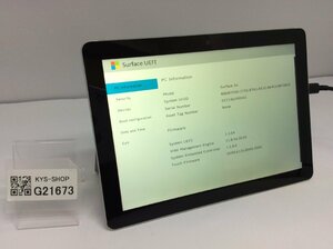 ジャンク/ Microsoft Surface Go Intel Pentium 4415Y メモリ8.19GB NVME128.03GB 【G21673】