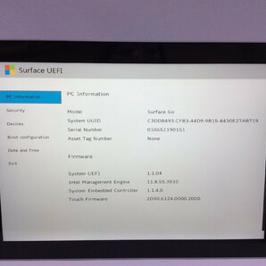 ジャンク/ Microsoft Surface Go Intel Pentium 4415Y メモリ8.19GB NVME128.03GB 【G21724】の画像4