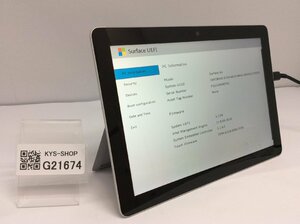 ジャンク/ Microsoft Surface Go Intel Pentium 4415Y メモリ8.19GB NVME128.03GB 【G21674】