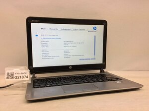 ジャンク/ HP HP ProBook 430 G3 Intel Core i5-6200U メモリ8.19GB ストレージ無し 【G21874】