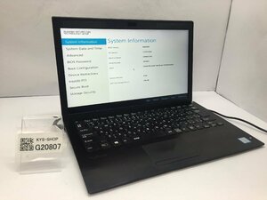 ジャンク/ VAIO VJPG11C12N Intel Core i5-8250U メモリ8.19GB SSD256.06GB 【G20807】