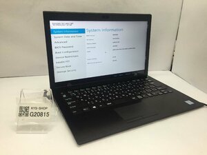 ジャンク/ VAIO VJPG11C11N Intel Core i5-7200U メモリ16.38GB SSD256.06GB 【G20815】