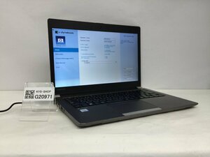 ジャンク/ TOSHIBA dynabook R63/J PR63JEA4447AD21 Intel Core i5-7200U メモリ8.19GB SSD256.06GB 【G20971】