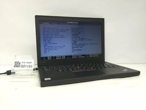 ジャンク/ LENOVO 20HMS40B00 ThinkPad X270 Intel Core i5-7200U メモリ8.19GB NVME256.06GB 【G21151】