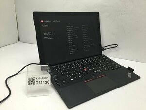 ジャンク/ LENOVO 20JCA016JP ThinkPad X1 Tablet Gen 2 Intel Core i5-7Y54 メモリ8.19GB NVME256.06GB 【G21136】