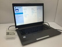 ジャンク/ TOSHIBA dynabook R63/M PR63MBA4447AD21 Intel Core i5-7300U メモリ8.19GB SSD256.06GB 【G21248】_画像1