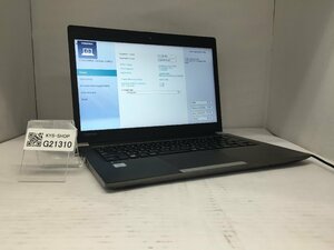 ジャンク/ TOSHIBA dynabook R63/M PR63MTC4447AD11 Intel Core i5-8250U メモリ8.19GB SSD256.06GB 【G21310】