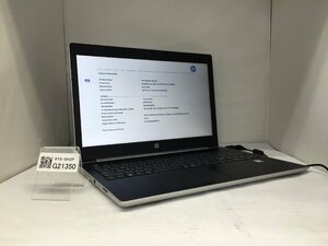 ジャンク/ HP HP ProBook 450 G5 Intel Core i5-7200U メモリ8.19GB HDD500.1GB 【G21350】