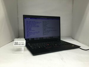 ジャンク/ LENOVO 20HQS5PR00 ThinkPad X1 Carbon 5th Intel Core i7-7600U メモリ8.19GB NVME256.06GB 【G21481】