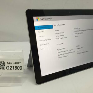 ジャンク/ Microsoft Surface Go Intel Pentium 4415Y メモリ8.19GB NVME128.03GB 【G21600】の画像1