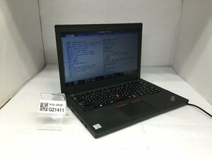 ジャンク/ LENOVO 20HMA1G5JP ThinkPad X270 Intel Core i3-7100U メモリ4.1GB NVME256.06GB 【G21411】