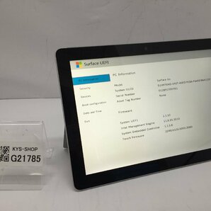 ジャンク/ Microsoft Surface Go Intel Pentium 4415Y メモリ8.19GB NVME128.03GB 【G21785】の画像1