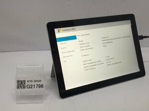 ジャンク/ Microsoft Surface Go Intel Pentium 4415Y メモリ8.19GB NVME128.03GB 【G21796】
