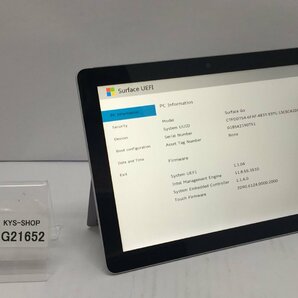 ジャンク/ Microsoft Surface Go Intel Pentium 4415Y メモリ8.19GB NVME128.03GB 【G21652】の画像1