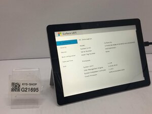 ジャンク/ Microsoft Surface Go Intel Pentium 4415Y メモリ8.19GB NVME128.03GB 【G21695】