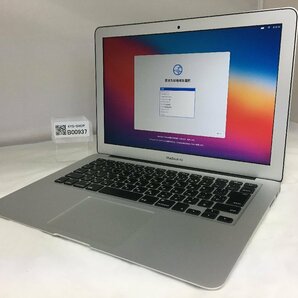 △1円スタート/Apple MacBook Air 13-inch Early 2015 A1466 EMC2925/Core i7 2.2GHz/256GB/8GB/13.3インチ/Mac OS Big Surの画像1