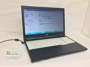 ジャンク/ FUJITSU FMVA20001 LIFEBOOK A576/R Intel Core i5-6300U メモリ4.1GB HDD500.1GB 【G21526】