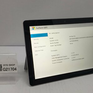 ジャンク/ Microsoft Surface Go Intel Pentium 4415Y メモリ8.19GB NVME128.03GB 【G21704】の画像1