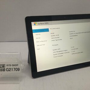 ジャンク/ Microsoft Surface Go Intel Pentium 4415Y メモリ8.19GB NVME128.03GB 【G21709】の画像1