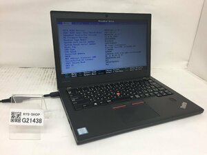 ジャンク/ LENOVO 20K5S48N00 ThinkPad X270 W10DG Intel Core i3-6100U メモリ4.1GB SSD128.03GB 【G21438】