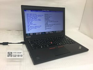 ジャンク/ LENOVO 20CLA2TNJP ThinkPad X250 Intel Core i3-5010U メモリ4.1GB ストレージ無し 【G21819】