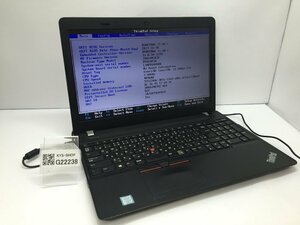 ジャンク/ LENOVO 20H6A0CKJP ThinkPad E570 Intel Core i3-6006U メモリ4.1GB HDD500.1GB 【G22238】