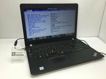 ジャンク/ LENOVO 20H6A0CKJP ThinkPad E570 Intel Core i3-6006U メモリ4.1GB HDD500.1GB 【G22234】_画像1