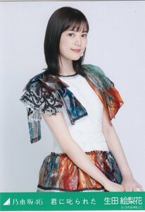 乃木坂46 生田絵梨花 君に叱られた 乃木コレ 生写真 ノーマル チュウ