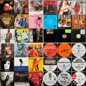 【送料無料 お得セット】HIP HOP、R&B レコード 80枚セット (Brandy、Ganasta Boo、Mac Mall、Spice 1、Janet、Joe、Public Enemy)