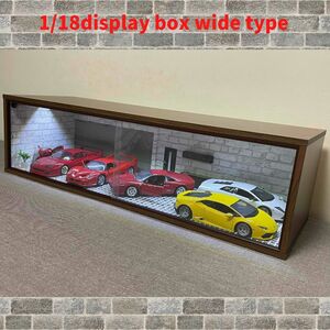 *1/18 garage * geo llama BOX free type V30* Ferrari * collection case * minicar case * Lamborghini * final product *RWB*