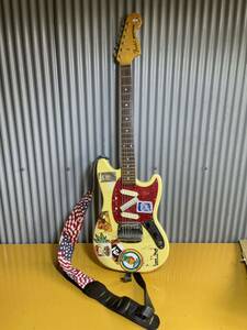 ①Fender エレキギター MUSTANG made in japan？ フェンダー 楽器 