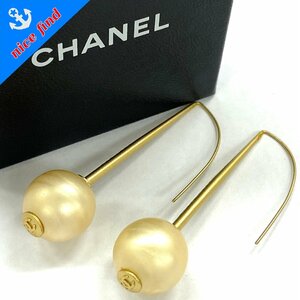 ◆シャネル CHANEL◆ココマーク フェイクパール ピアス ゴールド レディース アクセサリー 箱付き 総重量約13.85g