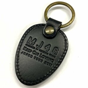 ◆マイケル・ジャクソン◆MJ46 キーリング 2点セット KEEP ON LOVING JAPAN TOUR 2011 赤 黒 レザー 箱付き サイン入り 革小物 グッズの画像7