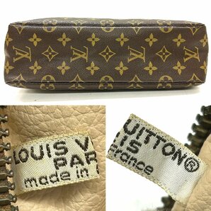 ◆ルイ ヴィトン LOUIS VUITTON◆モノグラム トゥルース トワレット 28 M47522 セカンドバッグ ポーチ ブラウン レディース メンズの画像3