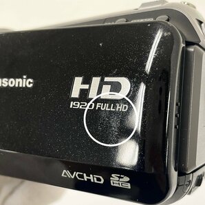 ◆パナソニック Panasonic◆3CCD デジタルハイビジョン ビデオカメラ HDC-SD9 本体 2008年製 ブラック バッテリー付 通電/動作未確認の画像3