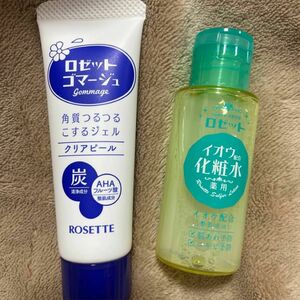 ROSETTE ロゼット スキンコンディショナーｉ医薬部外品 イオウ配合　化粧水　30ml ゴマージュ　クリアピール　25g 